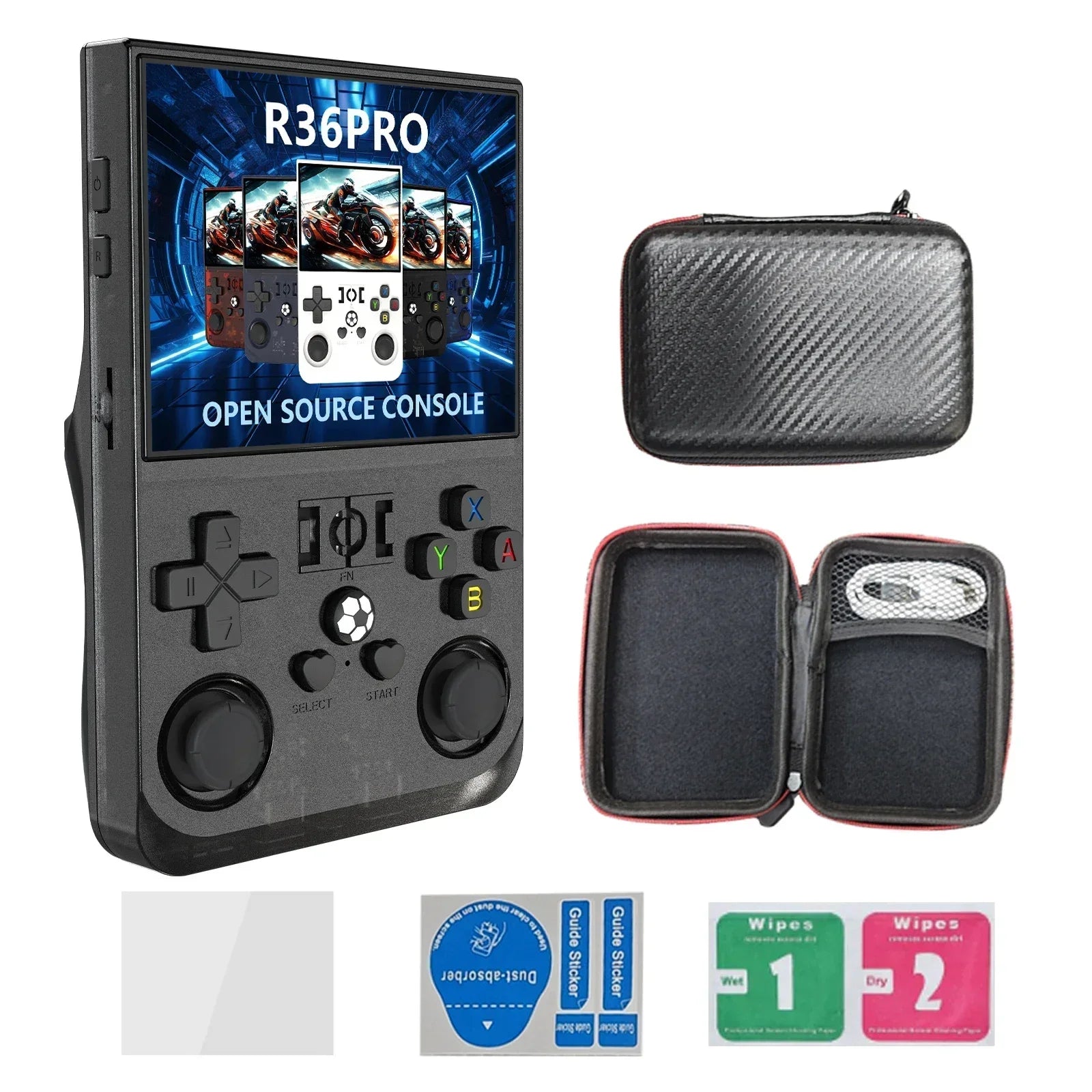 Gamezgadget Retro Handheld Video Game Console Linux System 3.5 Inch IPS Screen Portable Pocket Video Player 64GB 128GB Game Player