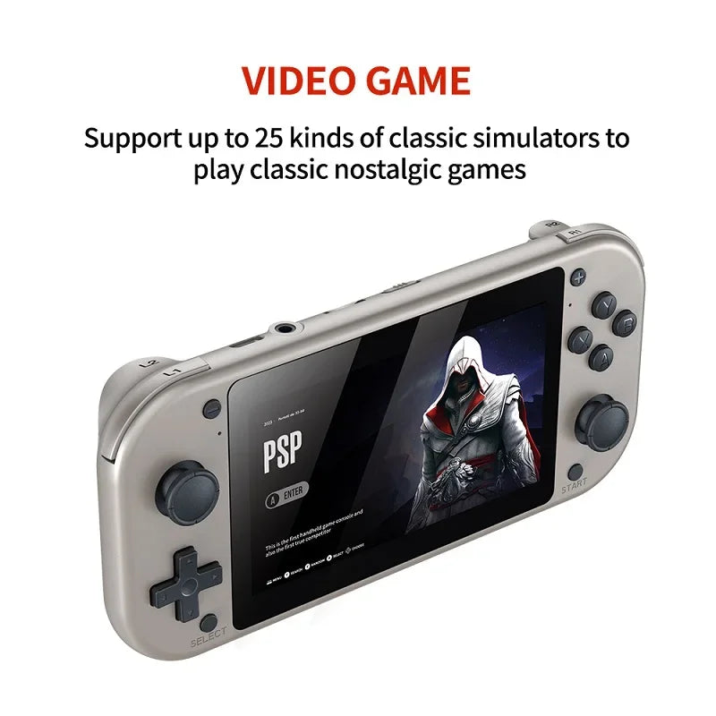 M17 Retro Video Handheld Game Console 4.3Inch IPS Screen with 30000 Games Linux System Portable Pocket Retro Player for PSP/PS1