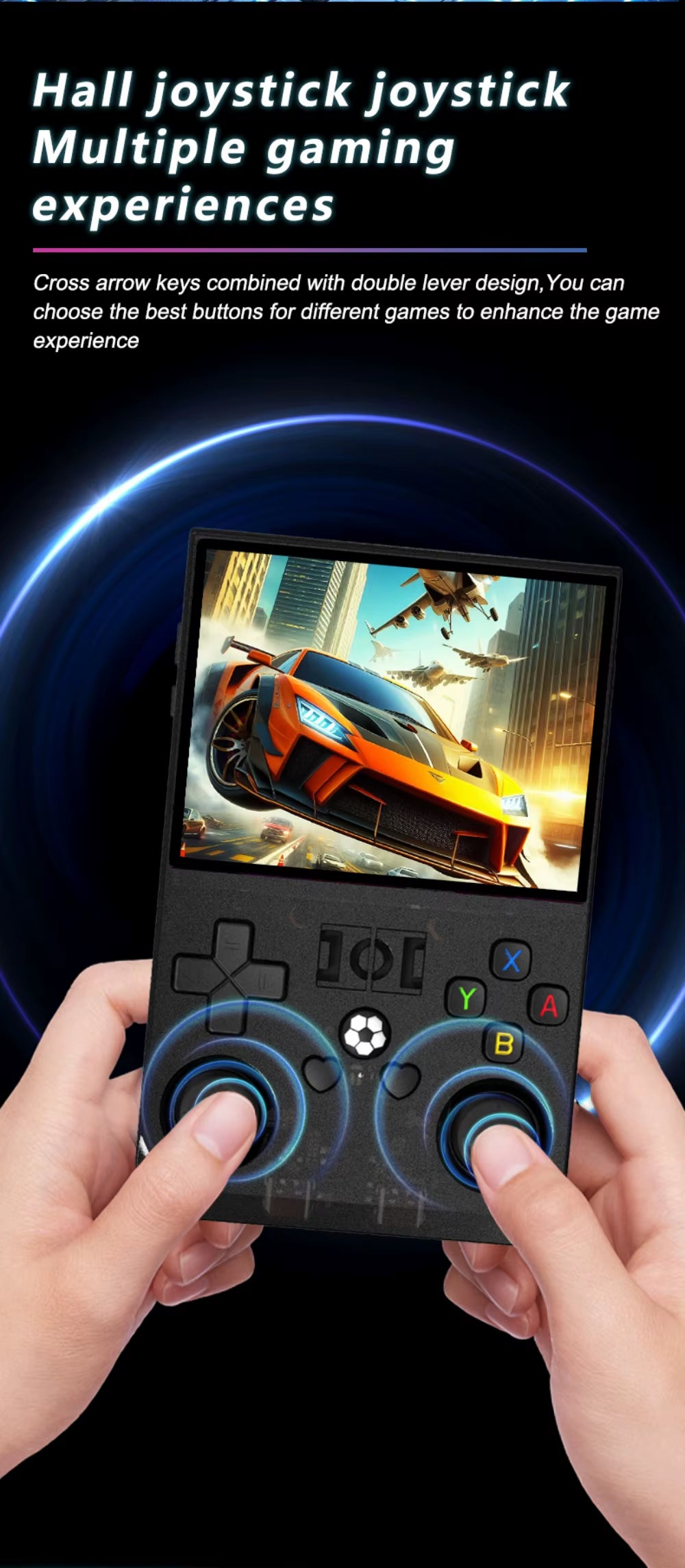 Open Source R36 PRO Retro Handheld Video Game Console Linux System 3.5 Inch IPS Screen Portable Pocket Video Player 128GB Games
