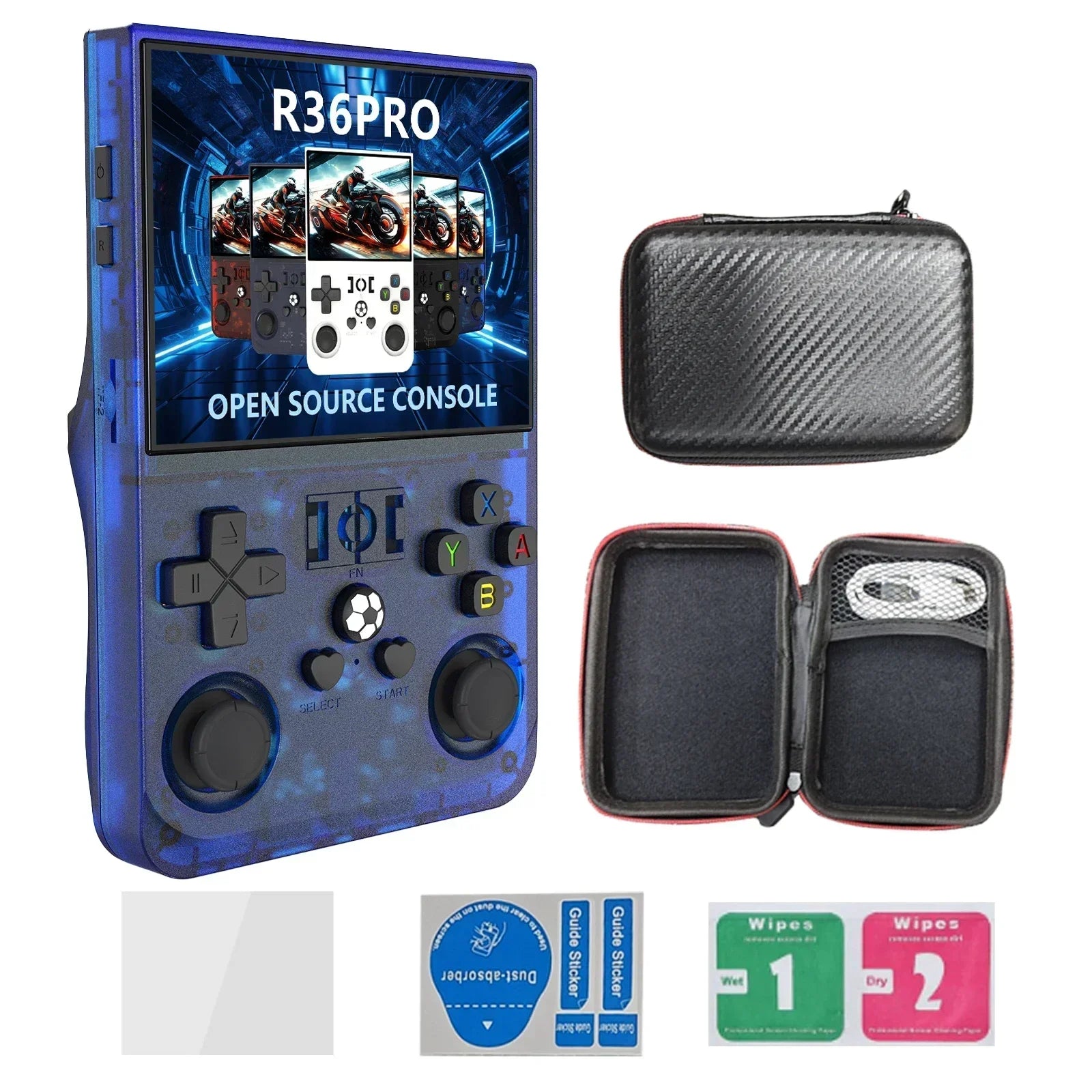 Gamezgadget Retro Handheld Video Game Console Linux System 3.5 Inch IPS Screen Portable Pocket Video Player 64GB 128GB Game Player